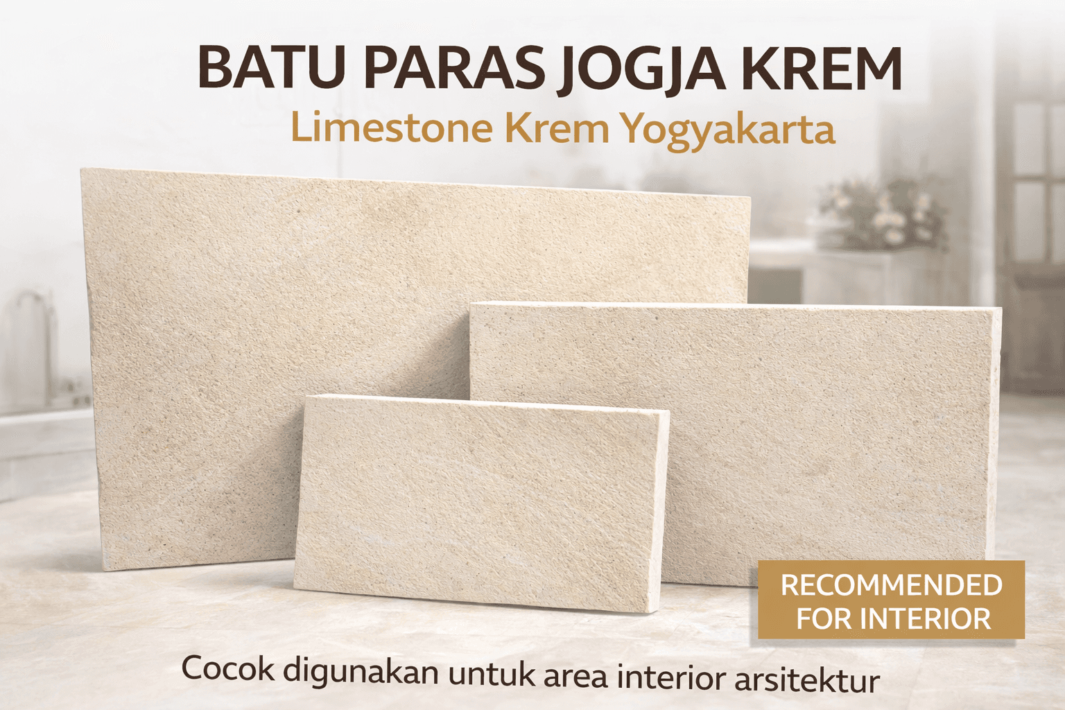 Batu Paras Jogja krem