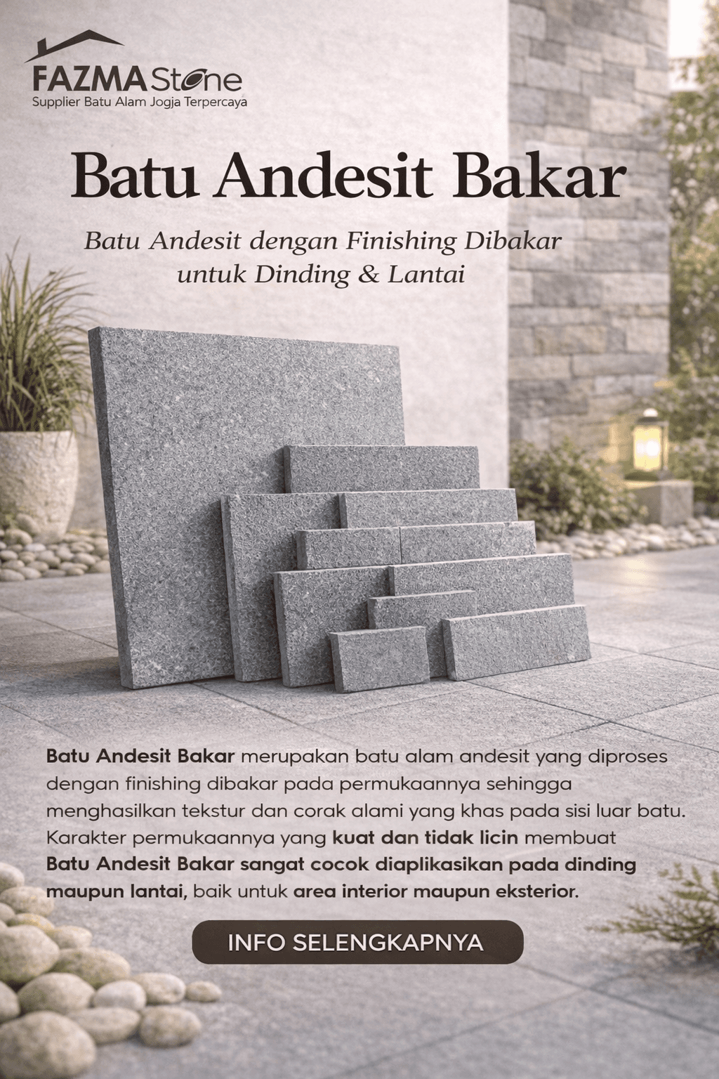 Batu Andesit Bakar