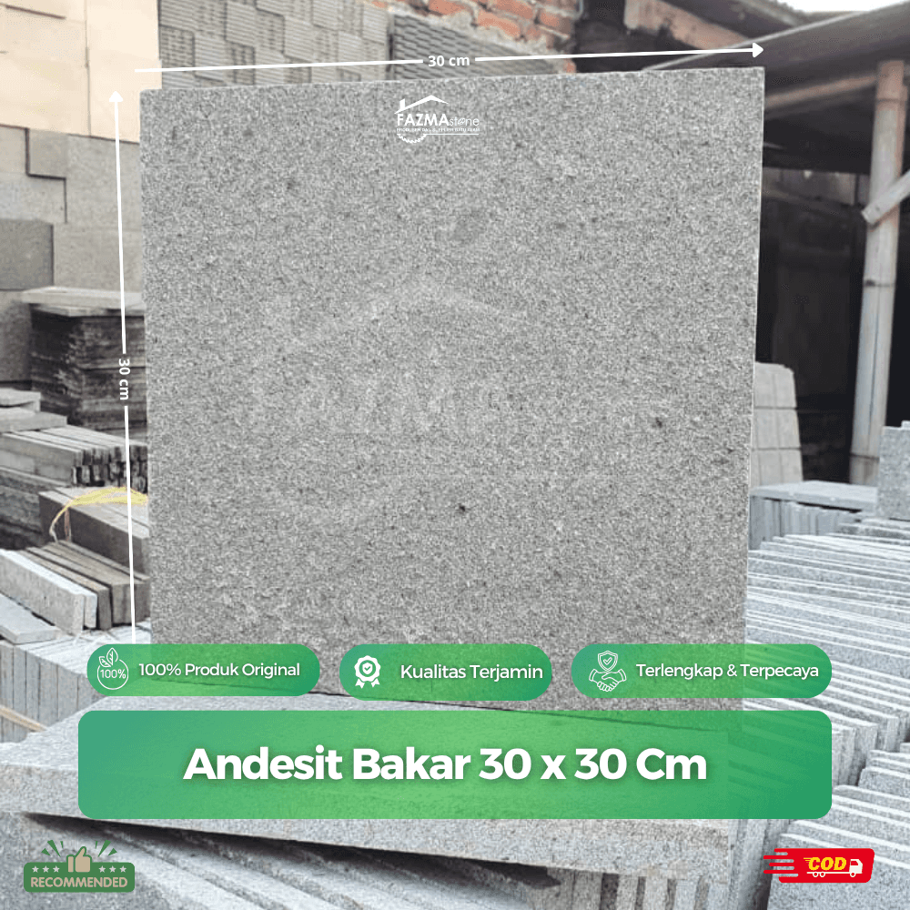 Andesit Bakar 30 x 30 Cm